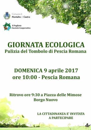 Giornata ecologica a Pescia Romana 
