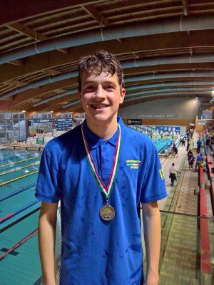 Sport - Nuoto - Un'allievo della piscina di Vallerano