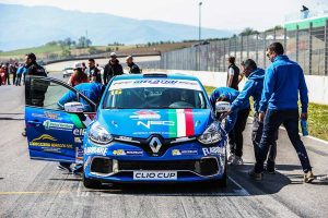 Il pilota Gustavo Sandrucci al Mugello 