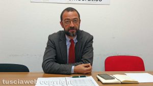Viterbo - Il segretario del Pd Andrea Egidi