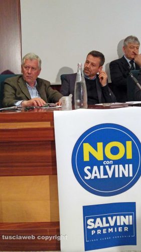 Michelini, Bartolacci e Fusco all'incontro di Noi con Salvini
