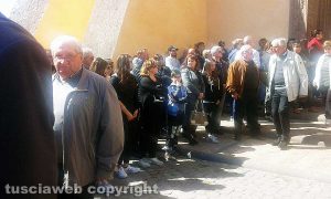 Tuscania - I funerali di Antonio Tortolini