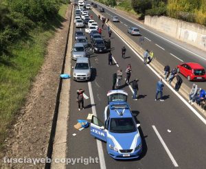 Viterbo - Apetto contro Tir