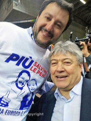 Matteo Salvini e Umberto Fusco