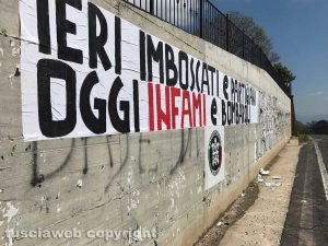 Canepina - Il manifesto firmato Casapound