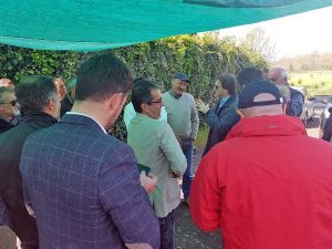 Bagnoregio - Il sindaco Francesco Bigiotti incontra gli operai dell'Alta 