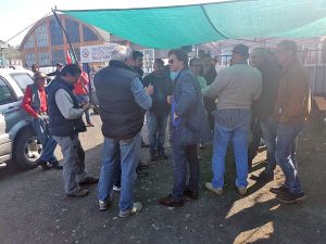 Bagnoregio - Il sindaco Francesco Bigiotti incontra gli operai dell'Alta 