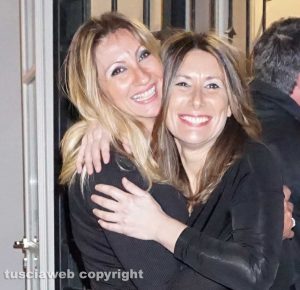 Gran gala di Caffeina - Amanda Bonini, compagna di Pino Daniele, con la sua inseparabile amica Francesca Filippi