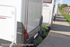 Camper parcheggiati a Valle Faul