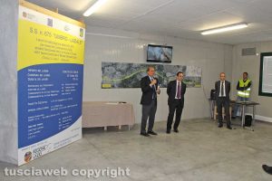 Zingaretti e Armani al sopralluogo sulla Orte -Civitavecchia
