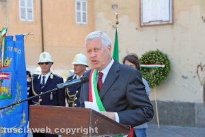 Viterbo - Festa della Liberazione - L'intervento del sindaco Leonardo Michelini