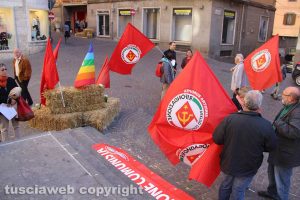 Viterbo - La manifestazione per la pace a piazza della Repubblica