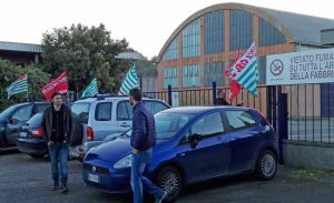 Bagnoregio - La protesta dei lavoratori Alta