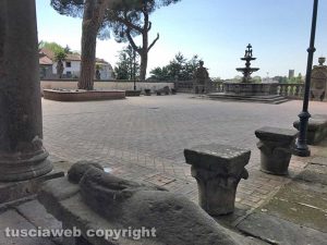 Viterbo - Riaperto il giardino di Palazzo dei Priori