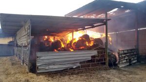 Un incendio