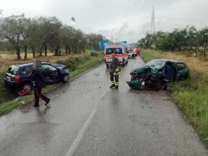 Corchiano - L'incidente in strada san Luca