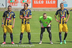 Sport - Calcio - Viterbese - Da sinistra: Falcone, Doninelli, Iannarilli e Varutti