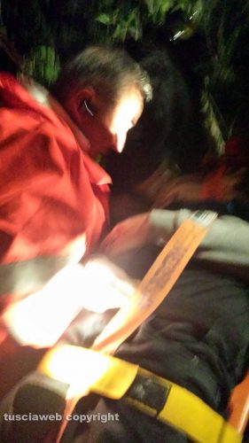 I soccorsi sul luogo dell'incidente