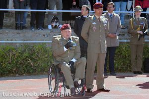 Viterbo - Il tenente colonnello medaglia d'oro al valor militare Gianfranco Paglia