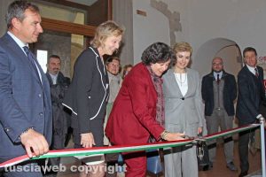 Viterbo - Ilaria Borletti Buitoni al taglio del nastro