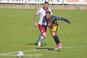 Sport - Calcio - Il match tra Viterbese e Arezzo - Falcone