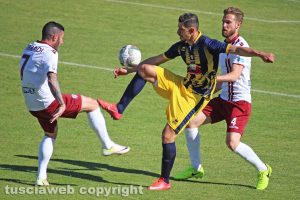 Sport - Calcio - Il match tra Viterbese e Arezzo - Jefferson