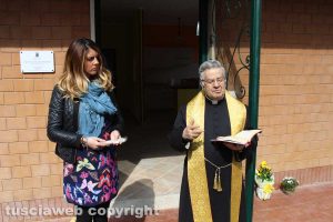 Alessandra Troncarelli e don Bonaventura