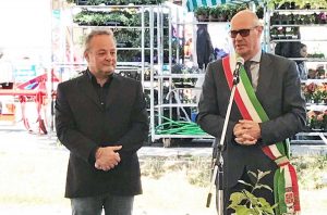 Tarquinia - Il sindaco Mazzola e il presidente della Pro Tarquinia Giorgi