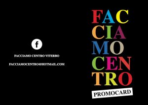 Promocard dell'associazione Facciamo Centro