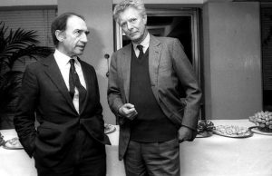 A sinistra, Piero Ottone, con Carlo Caracciolo
