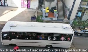 Viterbo - Migranti in arrivo al Balletti Palace