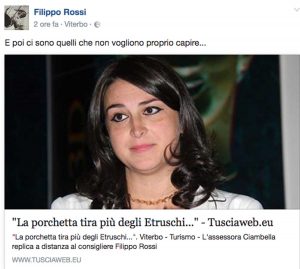 Il post di Filippo Rossi 
