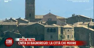 Il servizio su Civita di Bagnoregio su "Storie vere" 