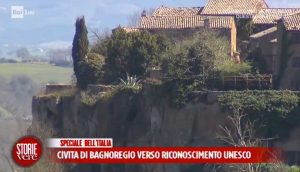 Il servizio su Civita di Bagnoregio su "Storie vere" 