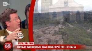 Il servizio su Civita di Bagnoregio su "Storie vere" 