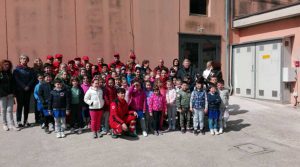 Bassano in Teverina - L'incontro formativo degli alunni col gruppo di Protezione civile