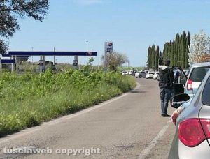Chilometri di coda sulla Tuscanese