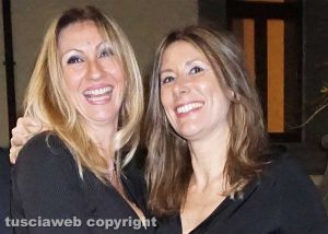 Gran gala di Caffeina - Amanda Bonini, compagna di Pino Daniele, con la sua inseparabile amica Francesca Filippi