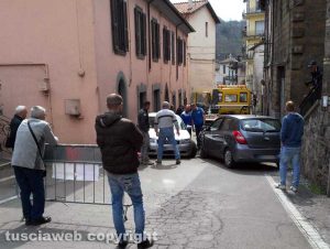 Le immagini dell'incidente a Canepina