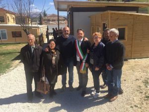Il sindaco di Amatrice, Sergio Pirozzi con il vicesindaco di Montalto di Castro Luca Benni