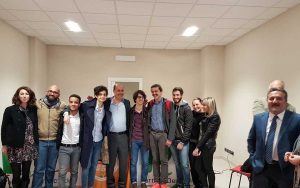 Primarie Pd - Zingaretti nella sede del comitato per Orlando