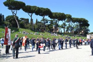 La banda di Gallese alla Maratona di Roma