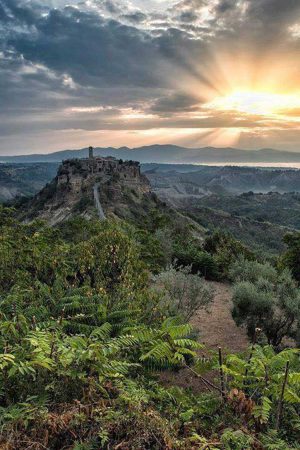I calanchi a Civita di Bagnoregio