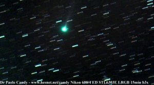 La cometa C/2017 E4 Lovejoy