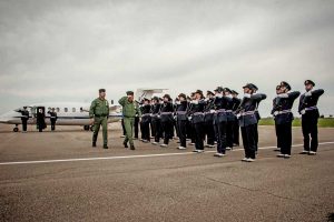Gli onori al generale Giancotti 