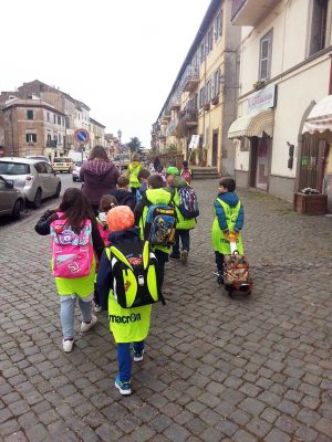 Vetralla - E' ripartito il piedibus