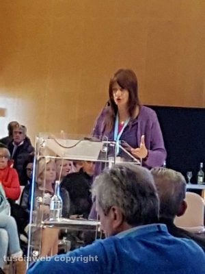 Silvia Somigli alla conferenza organizzativa Uil scuola