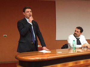 Viterbo - Alessandro Mazzoli alla manifestazione a sostegno di Orlando