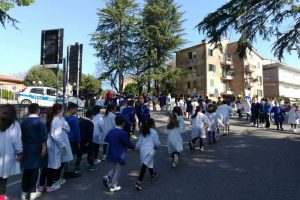 Bassano Romano - La prova di evacuazione d'emergenza