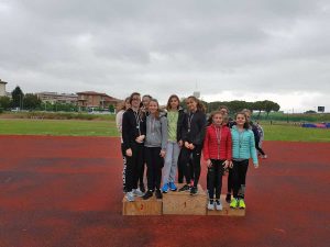 Tarquinia - Sport - Atletica - Campionati studenteschi scuole primo grado - Staffetta cadette